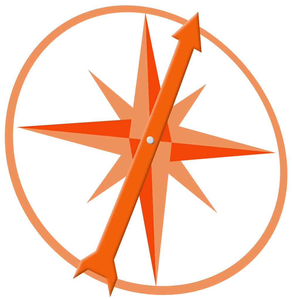 Kompass Grafik Kompass-Symbol. Strategie - Leistungen von David Schröder digitales Marketing.